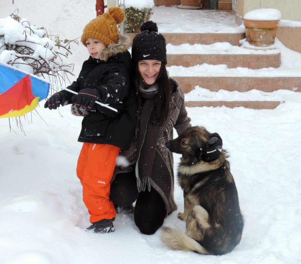 Ruxandra Luca, iarna, zapada