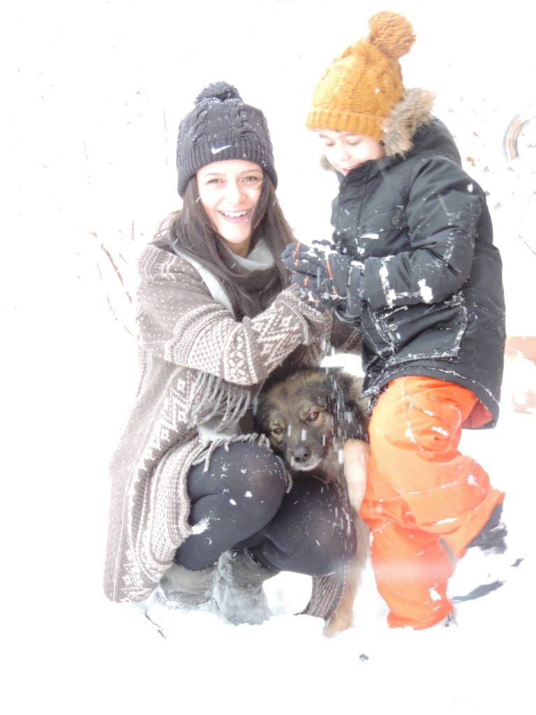 Ruxandra Luca, iarna, zapada
