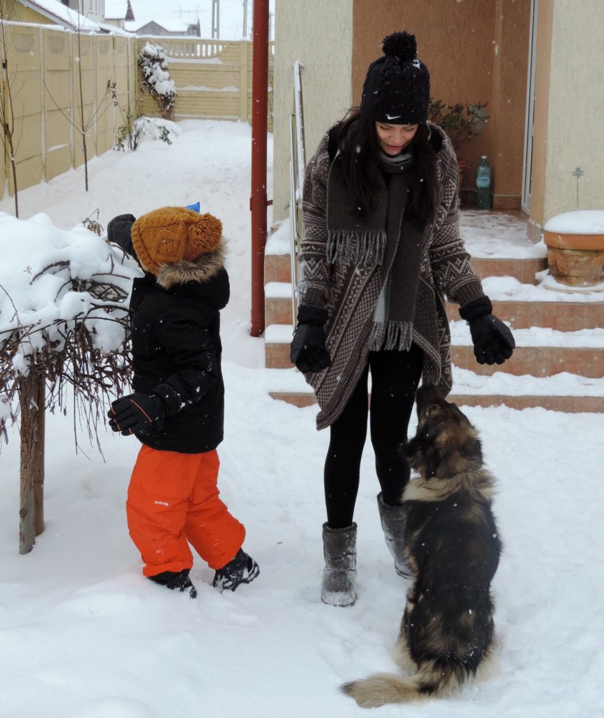 Ruxandra Luca, iarna, zapada
