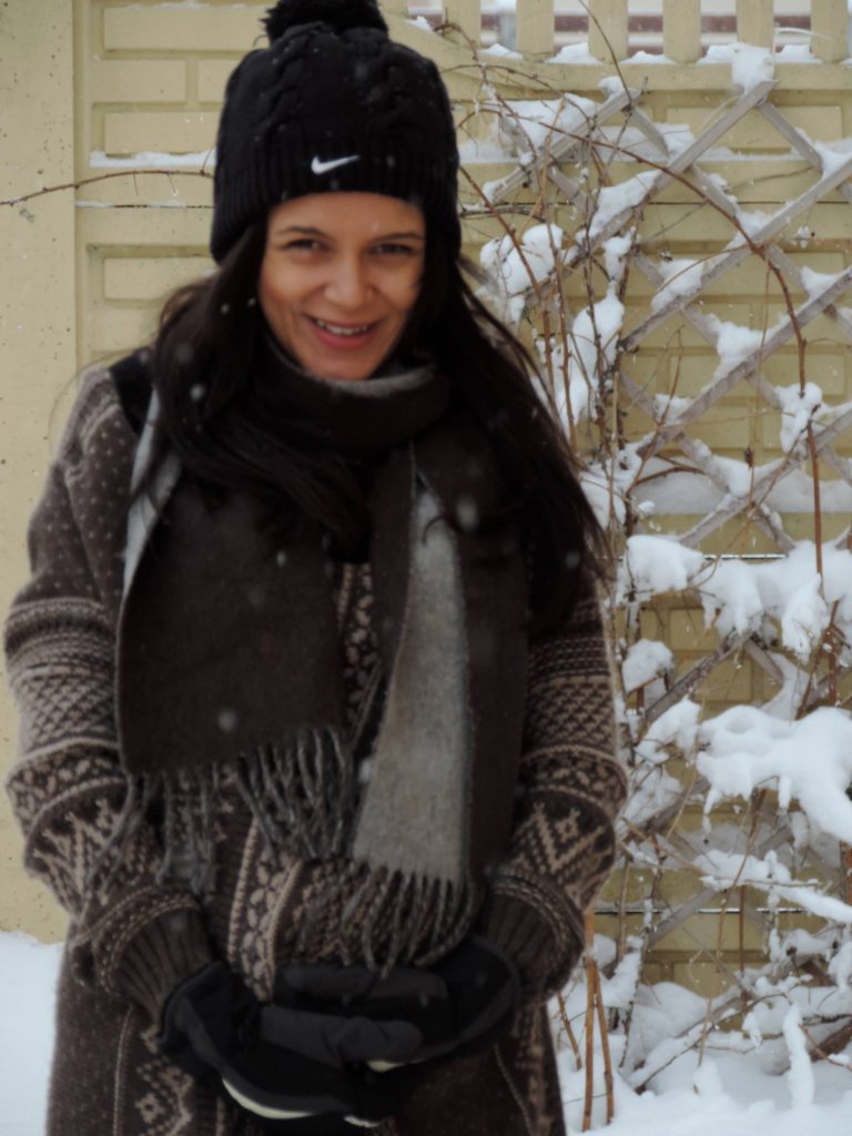 Ruxandra Luca, iarna, zapada