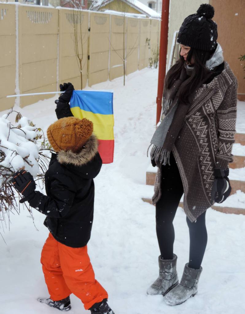Ruxandra Luca, iarna, zapada