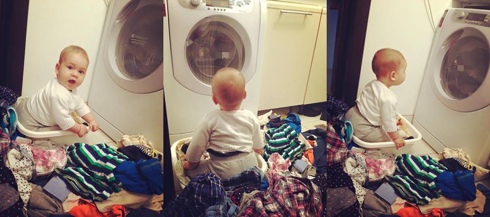 Ruxandra Luca, distractie Aris, masina de spalat