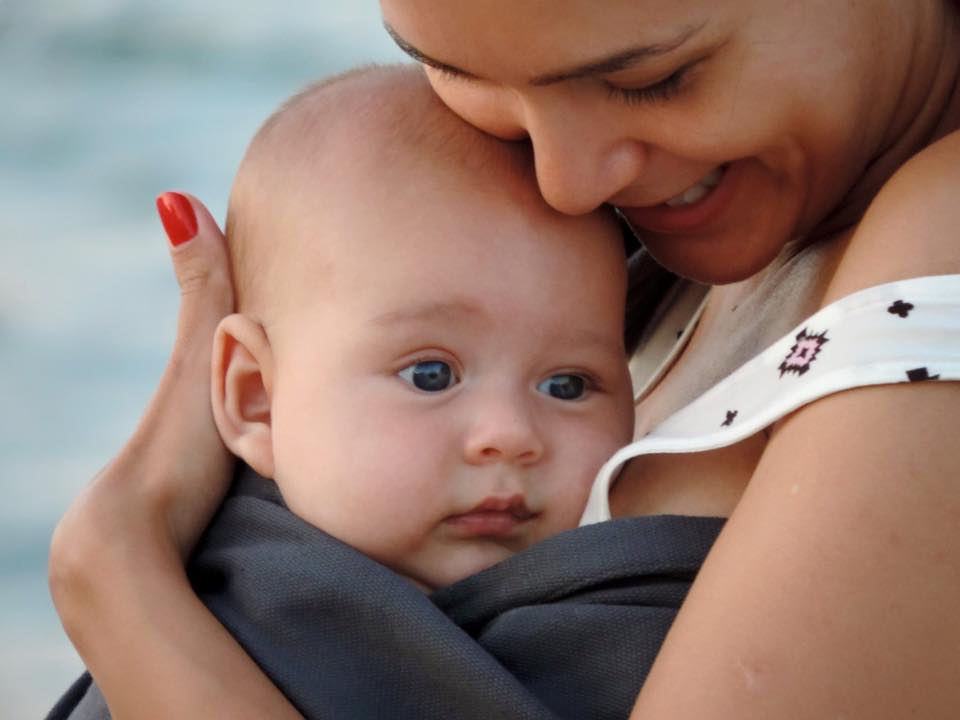 Ruxandra Luca, sling, purtare bebelus