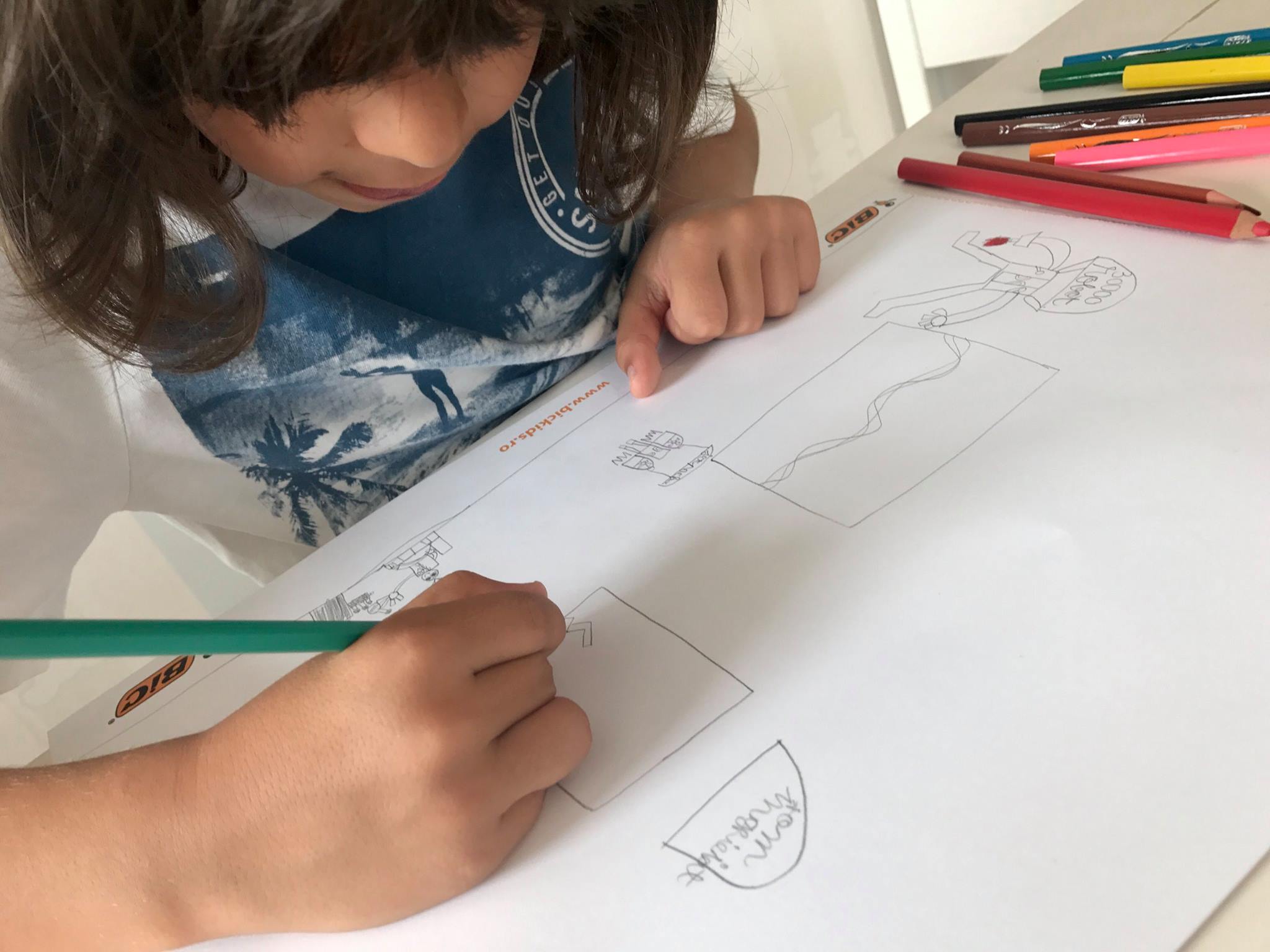Beneficiile desenatului pentru copii, BIC kids, BIC