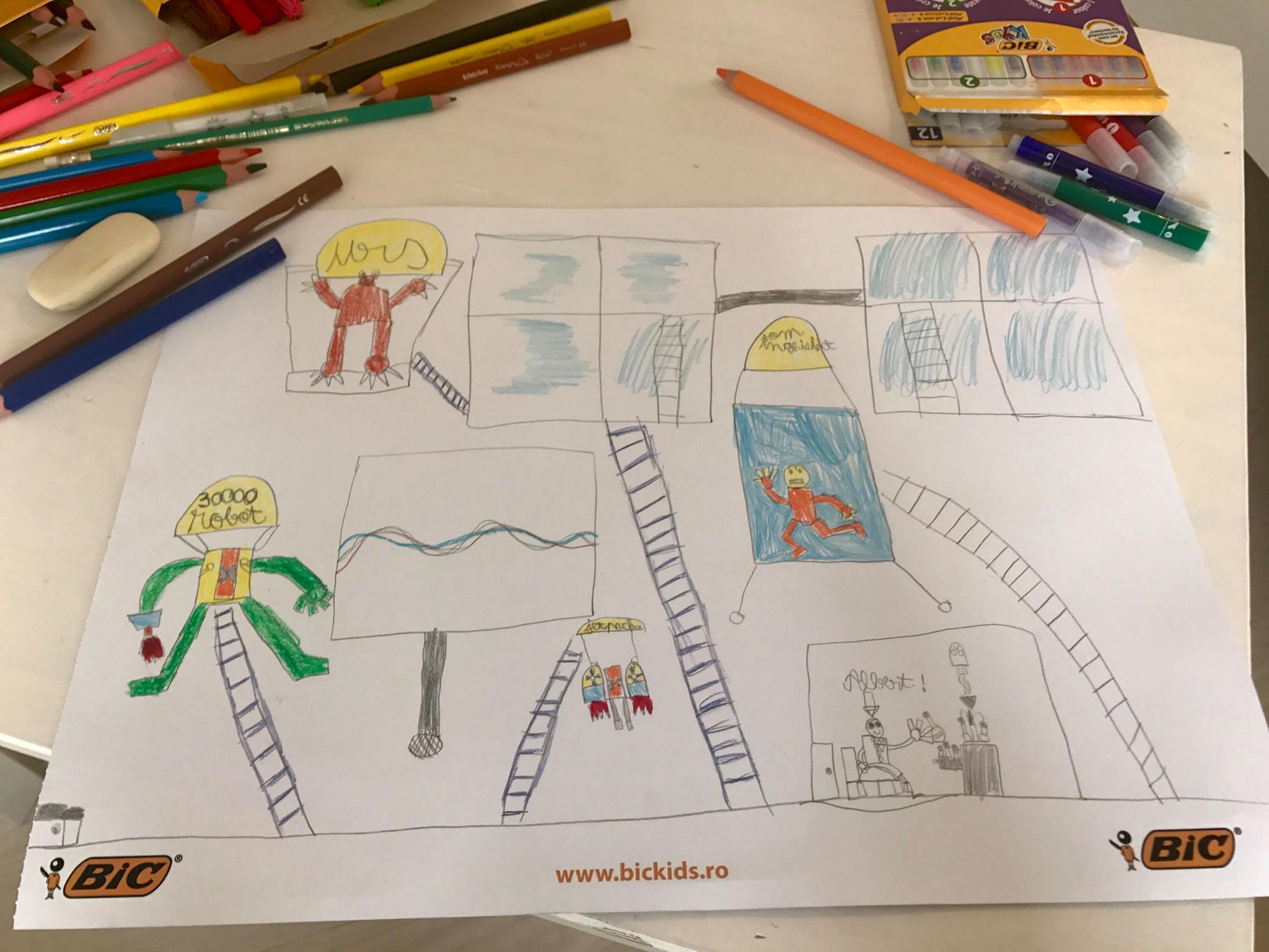 Beneficiile desenatului pentru copii, BIC kids, BIC
