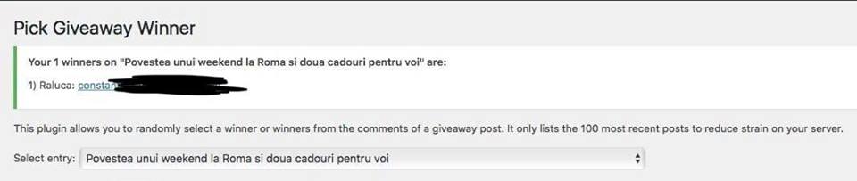 castigatoare cadou Roma