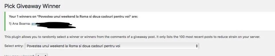 castigatoare cadou Roma